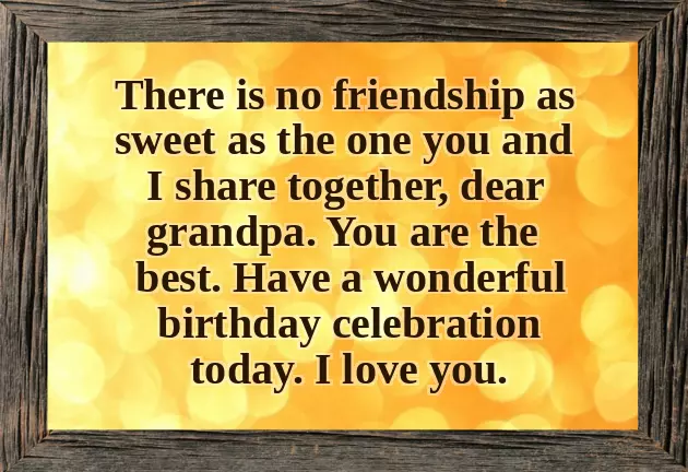 Birthday Greetings For Grandpa