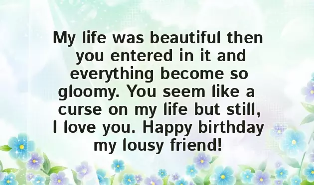 Happy Birthday Funny Quotes For Best Friend