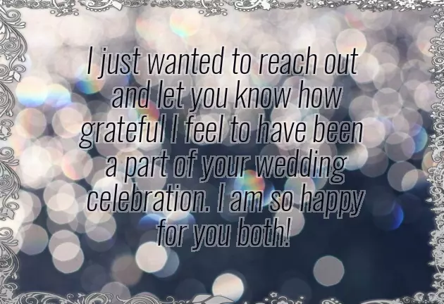 Thank You For The Congratulatory Wishes