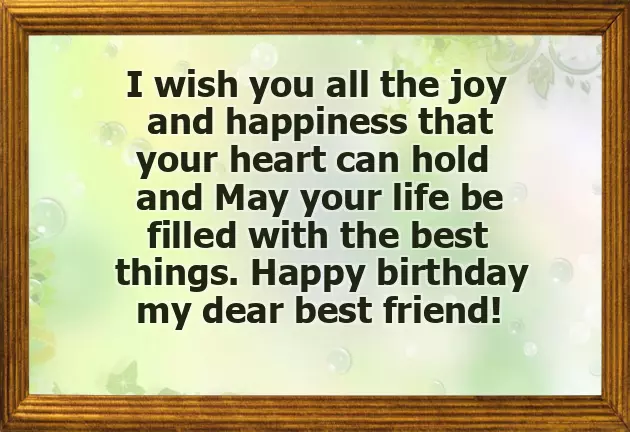 Best Birthday Wish To Friend Girl