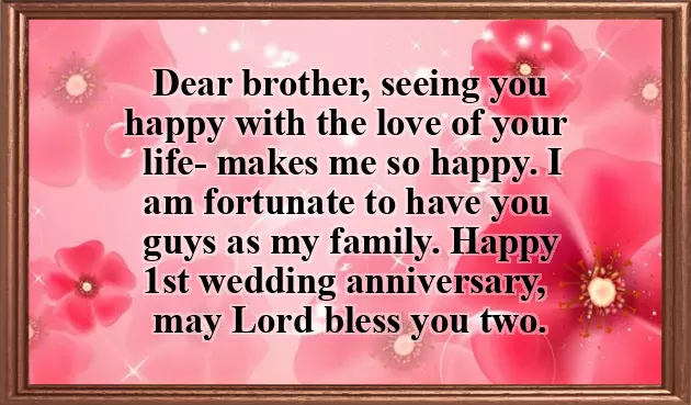 Anniversary Wishes Brother And Bhabhi