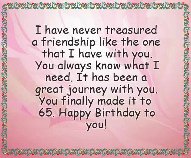 65Th Birthday Wishes Funny
