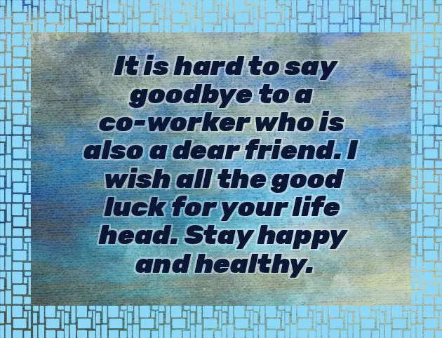 Wishing You All The Best In Your New Job