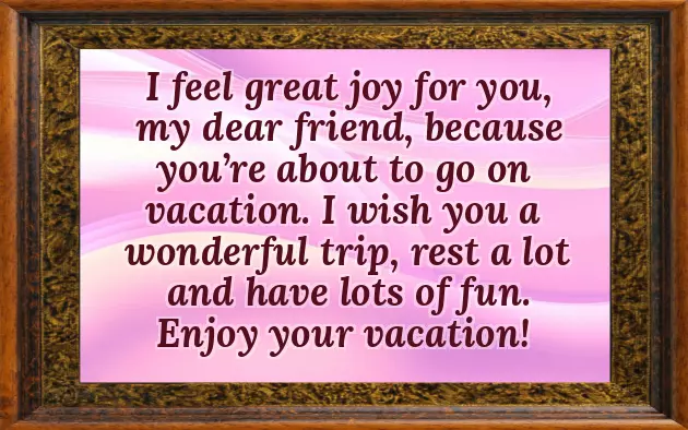 I Wish You Nice Holidays