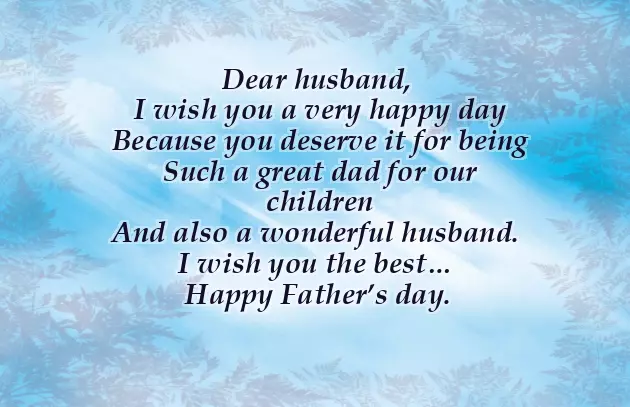 Happy Fathers Day Wishes Husband Happy Fathers Day Wishes Husband