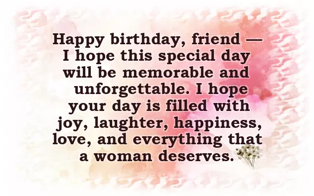 Happy Birthday To Best Female Friend Happy Birthday To Best Female Friend