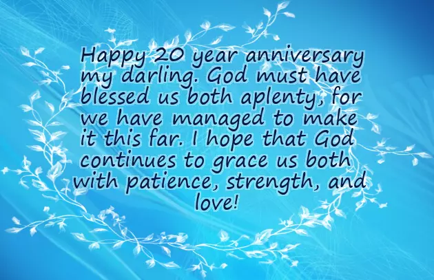 Happy 20Th Wedding Anniversary Wishes