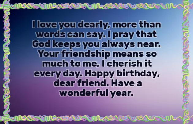 Short Birthday Wishes For Best Friend Female