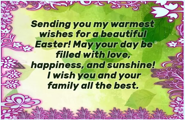 Message For Easter