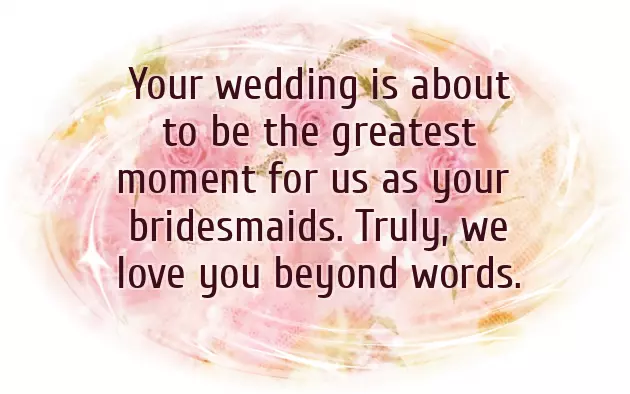 Bridesmaid Caption Bridesmaid Caption