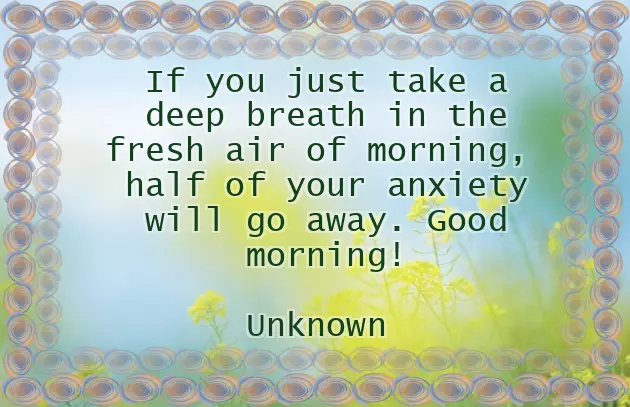 Early Morning Greetings Early Morning Greetings