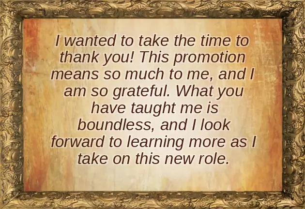 Promotion Wishes To Senior Officer Promotion Wishes To Senior Officer