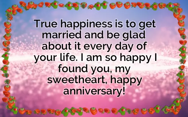 First Anniversary Status For Wife
