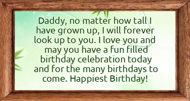 Happiest Birthday Papa