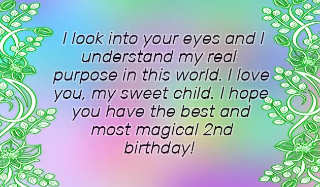 Happy 2Nd Birthday Wishes To My Granddaughter