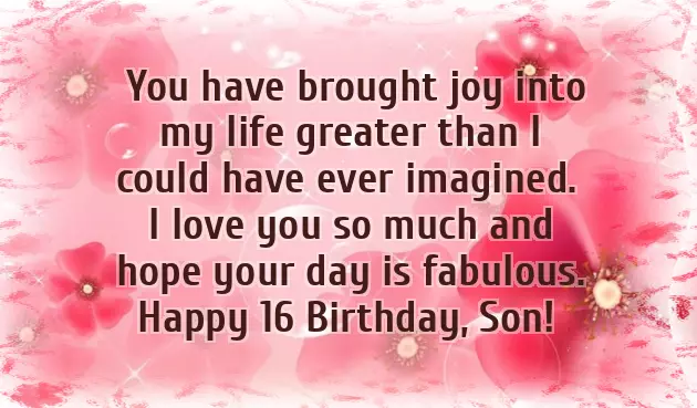 Birthday Wishes For 16 Year Girl