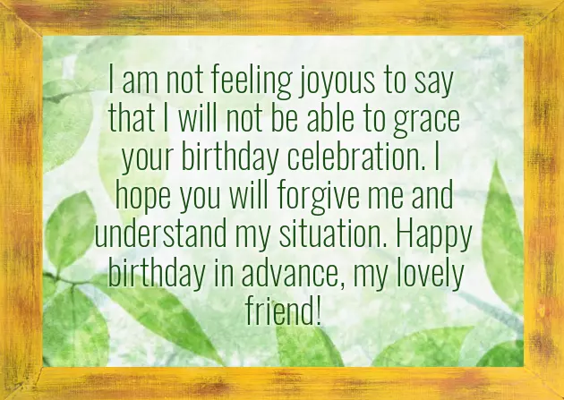 Advance Birthday Wishes For Bestie