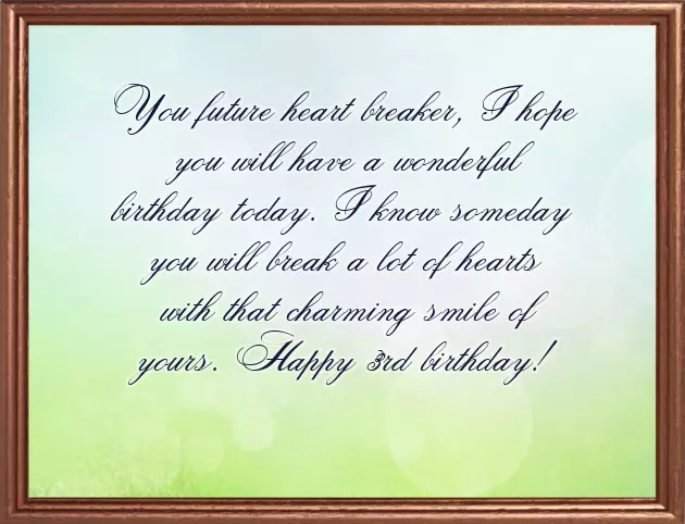 3 Years Birthday Wishes For My Daughter