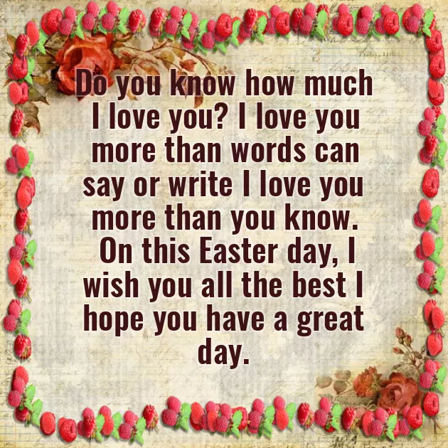 Easter Message For Her