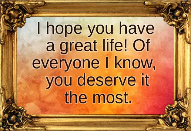 All The Best To You Meaning