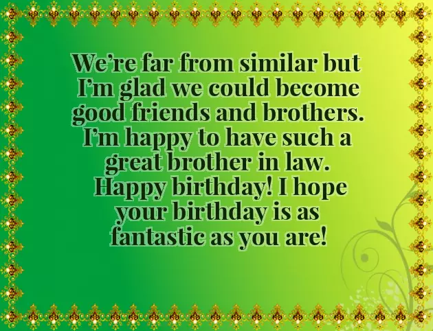 Congratulations To Brother