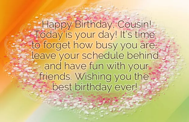 Happy Birthday Text For Cousin