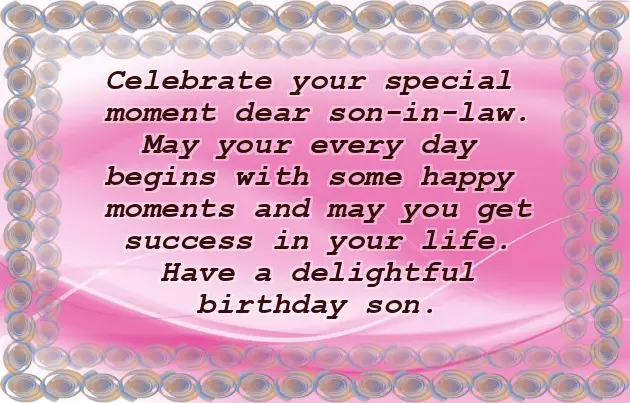 Happy 40Th Birthday Son In Law