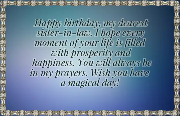 My Sweet Sister Birthday Wishes