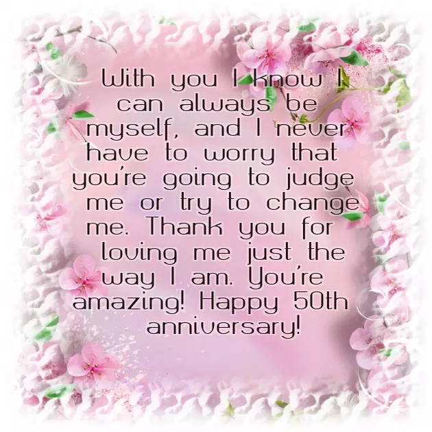 Golden Jubilee Anniversary Wishes