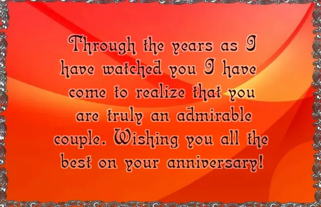 Marriage Anniversary Wishes For Parents In English