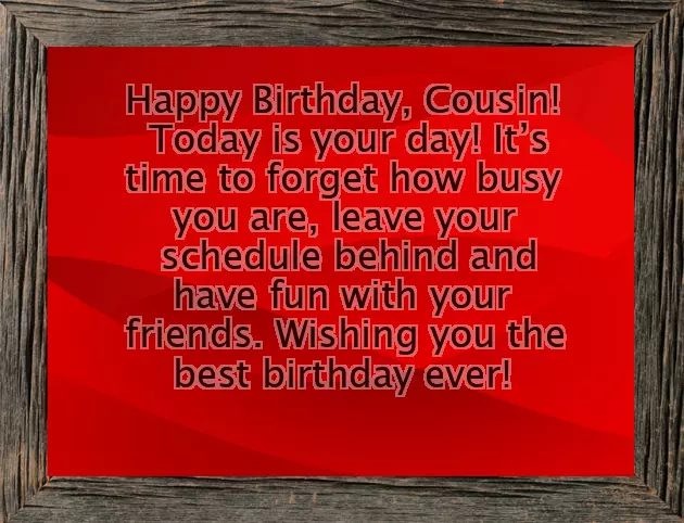 Cousin Happy Birthday Funny