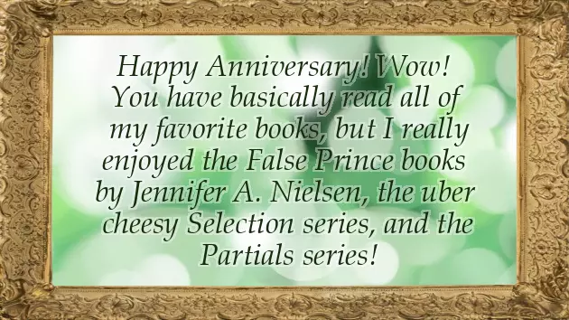 Three Year Anniversary