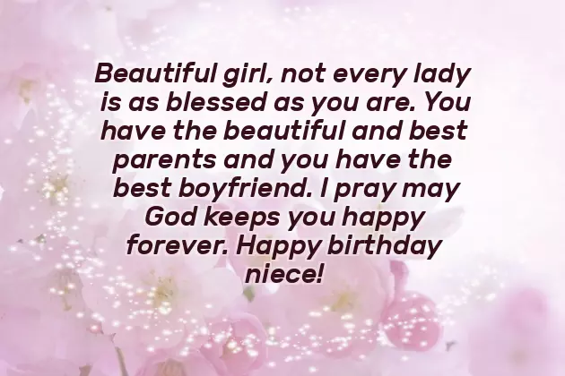 Wishing A Niece A Happy Birthday