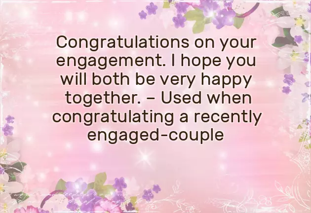 Congratulations On Your Engagement Congratulations On Your Engagement