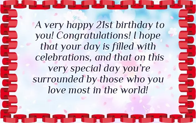 21St Birthday Wishes For My Grandson