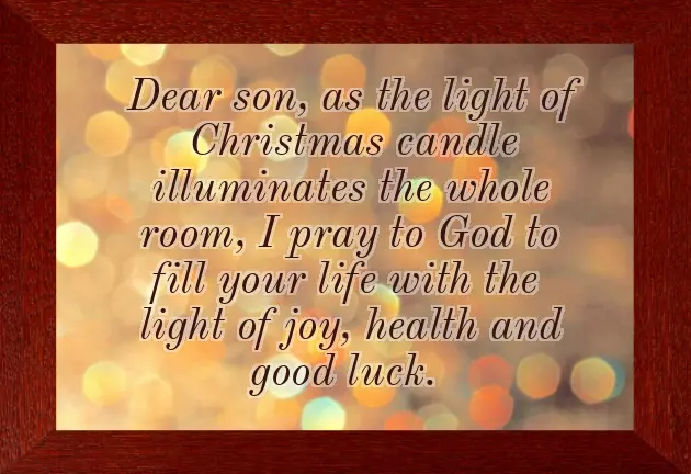 Christmas Wishes For Son And Family