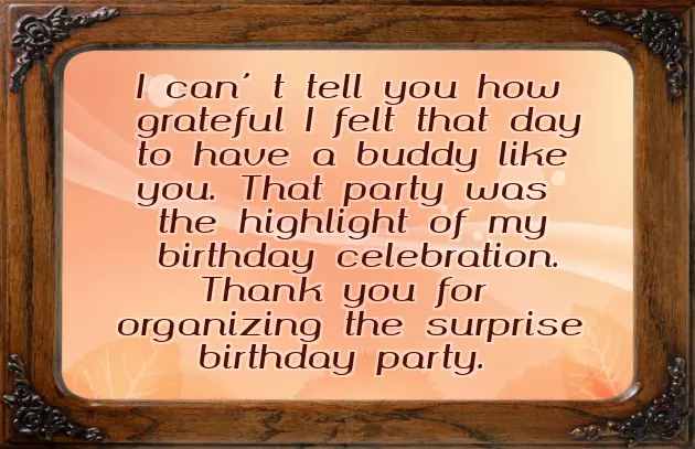 Thank You Message To Friends For Birthday Celebration