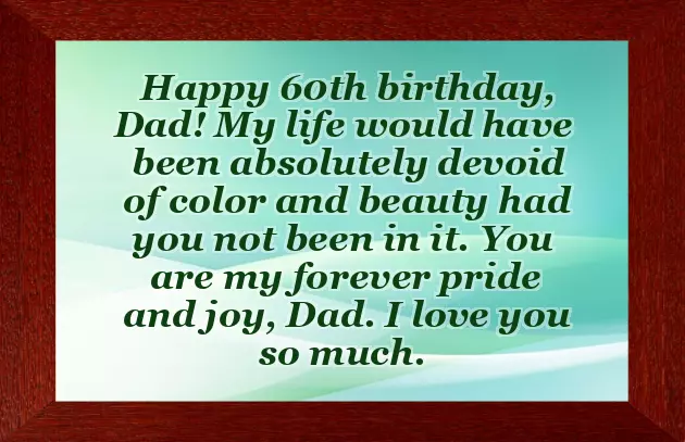 Birthday Wishes For Dad 60Th Birthday Wishes For Dad 60Th