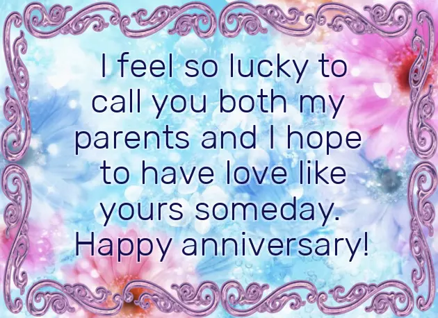 Wishes For Mom Dad Anniversary