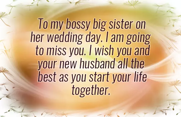 Wedding Message For Brother