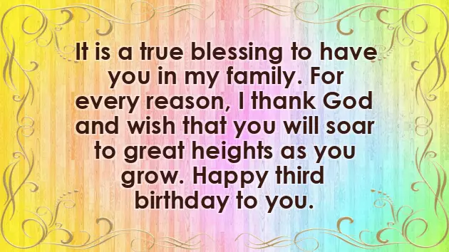 Happy Birthday Granddaughter 3 Years Old