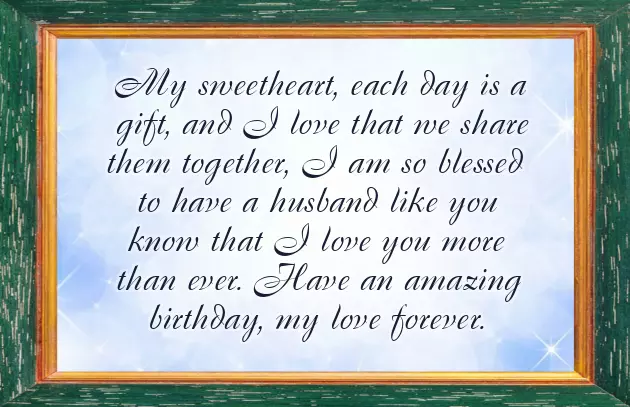 Husband Birthday Wishes To Wife