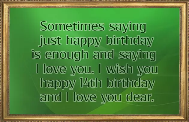 14Th Birthday Wishes For Daughter