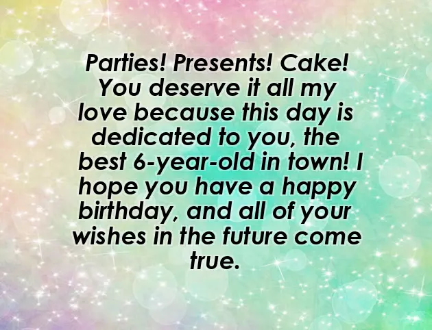 Happy 6Th Birthday Son