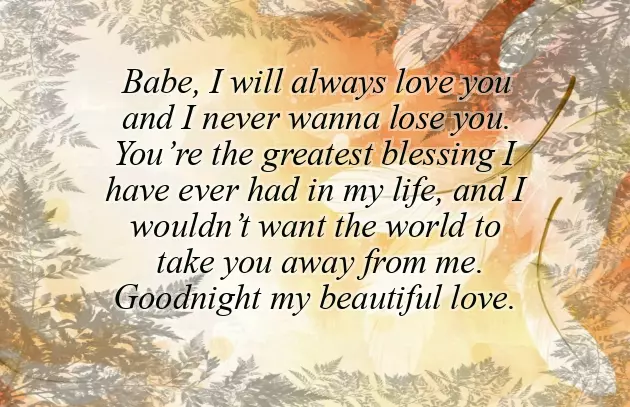 Good Night My Sweetheart