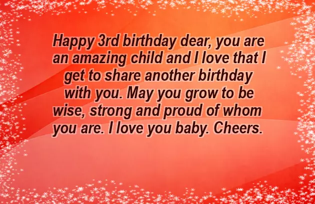 Happy 3 Years Birthday To My Son Happy 3 Years Birthday To My Son