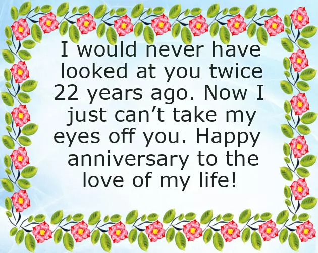 Happy 22Nd Anniversary