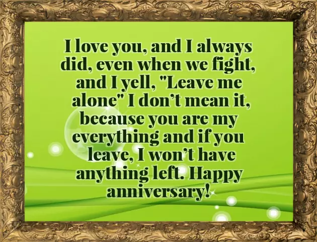 Happy First Wedding Anniversary Wishes