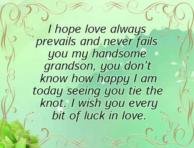 Congratulations On Grandson