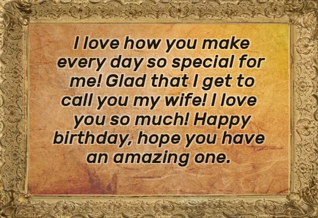 Birthday Slogan For Wife